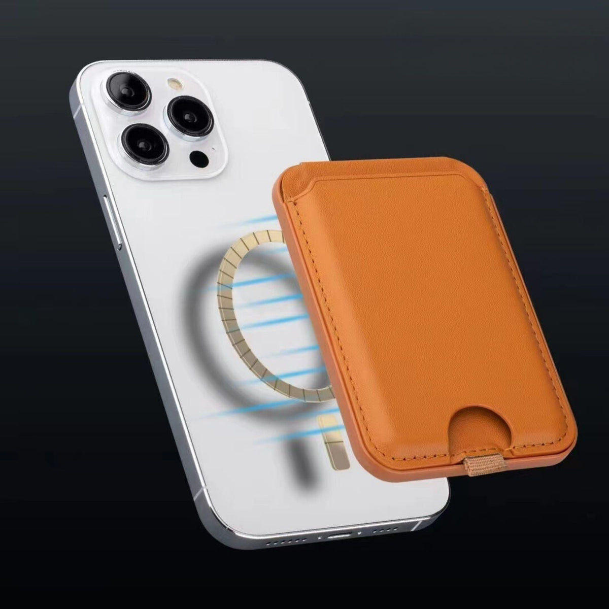 Magnetic Wallet and Phone Stand with Clip for Secure Carry