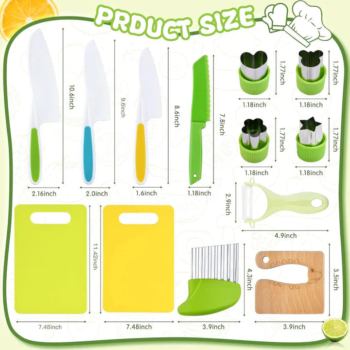 Montessori Kitchen Tools Set for Kids