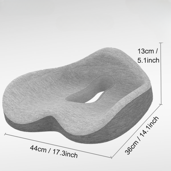 Orthopedic Seat Cushion with Ergonomic Contour