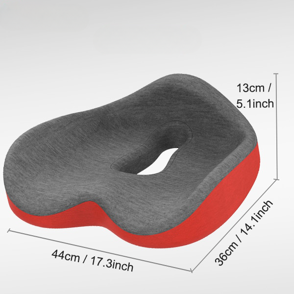 Orthopedic Seat Cushion with Ergonomic Contour