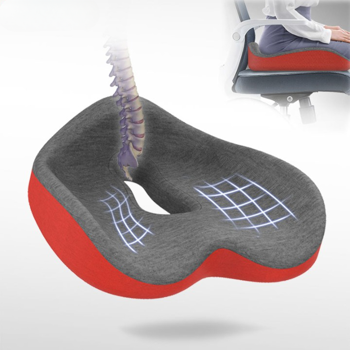 Orthopedic Seat Cushion with Ergonomic Contour