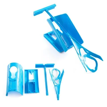 Compression Stocking Aid with Handle and Shoehorn