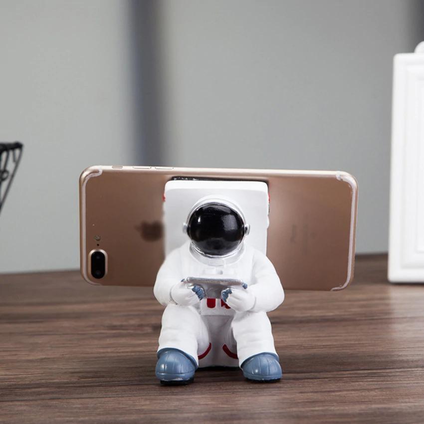 Adjustable Robot Desk Phone Holder with Foldable Stand