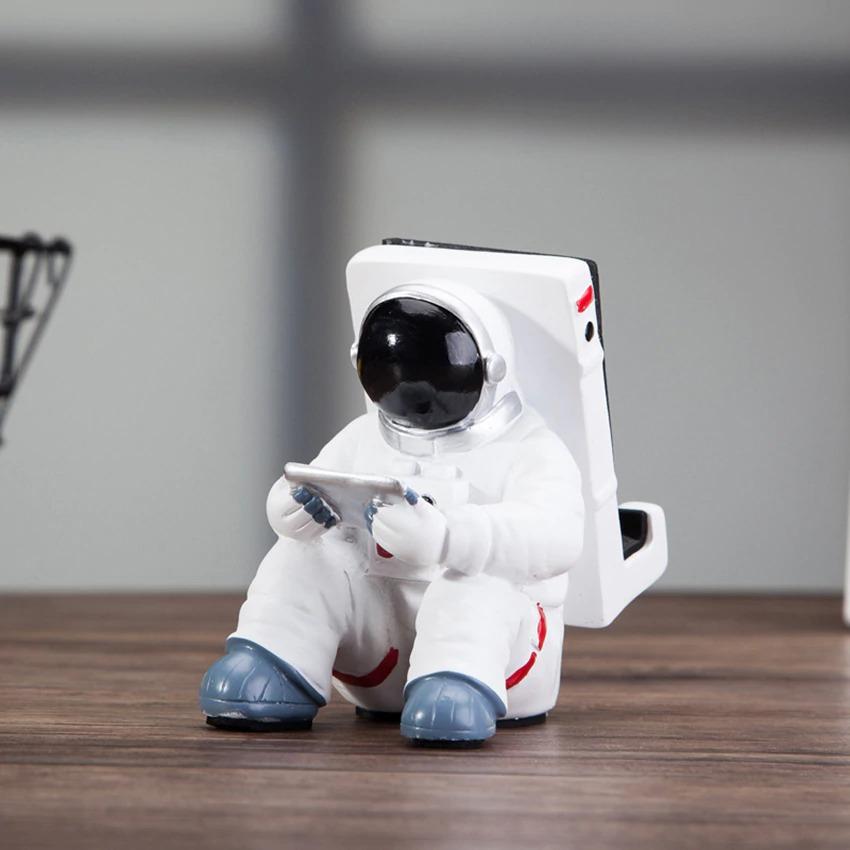 Adjustable Robot Desk Phone Holder with Foldable Stand