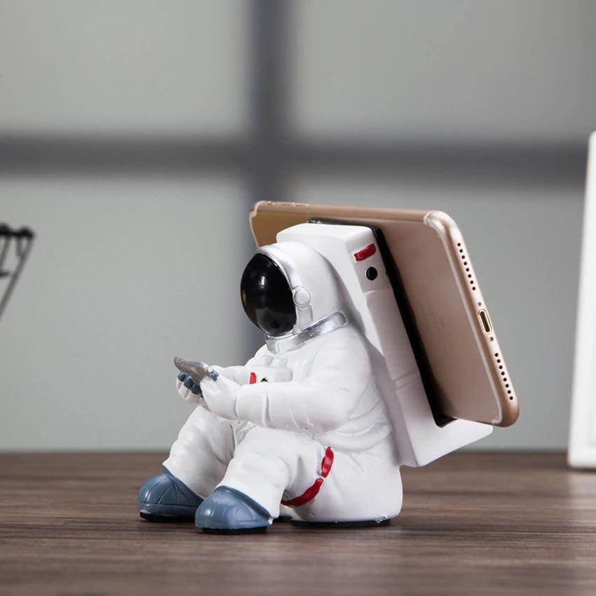 Adjustable Robot Desk Phone Holder with Foldable Stand