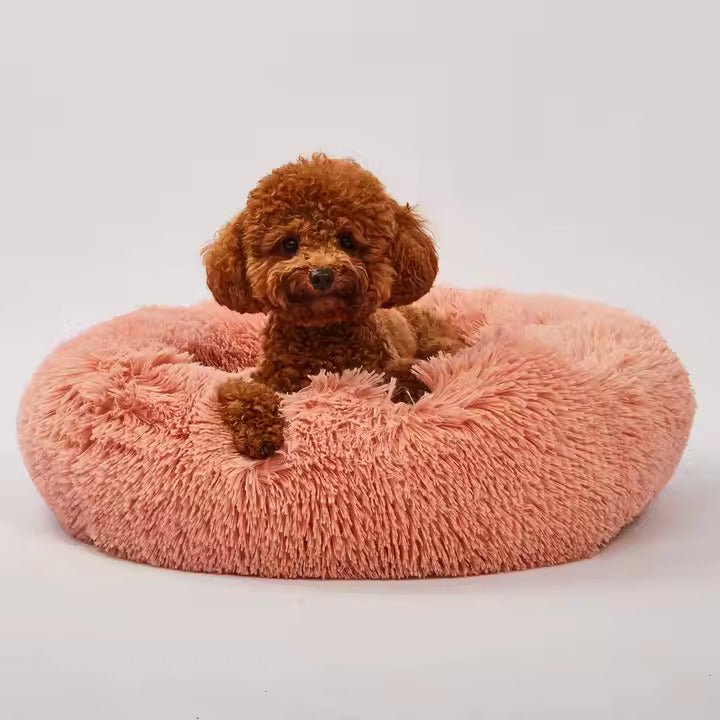 Round Donut Shape Plush Sofa Chair for Pets