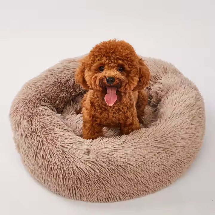Round Donut Shape Plush Sofa Chair for Pets