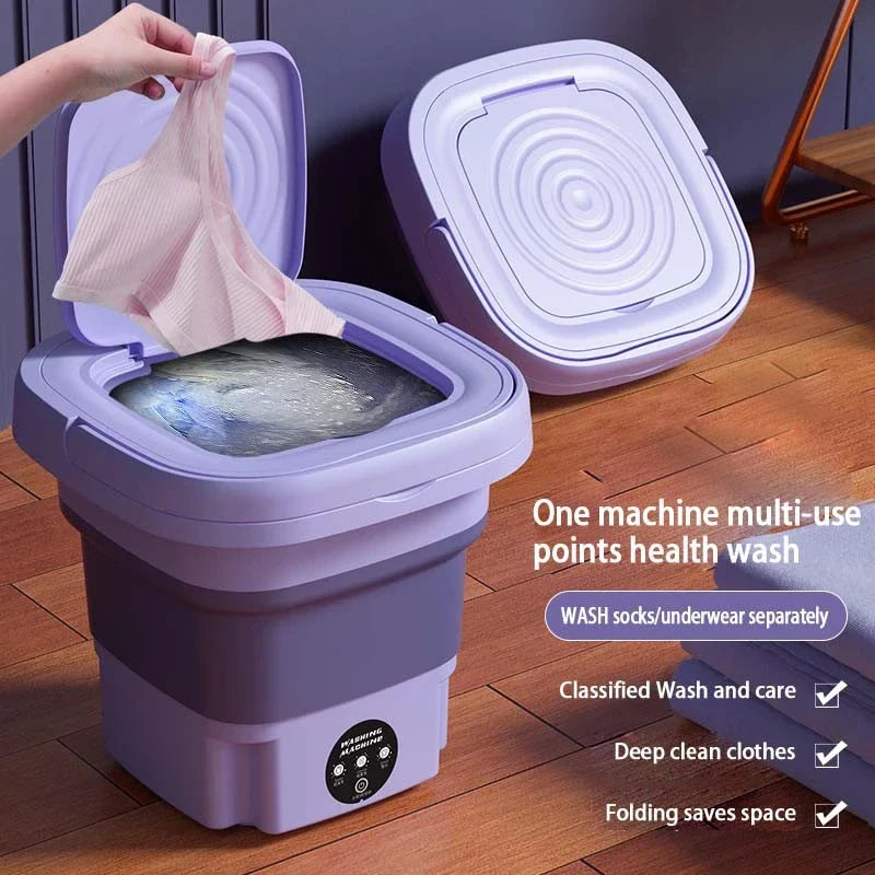 Portable Mini Washing Machine - Spin Basket
