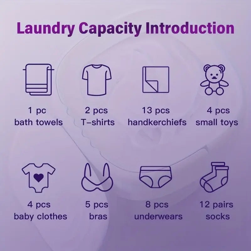 Portable Mini Washing Machine - Spin Basket