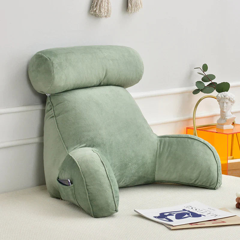 Reading Bed Pillow with Arm Support