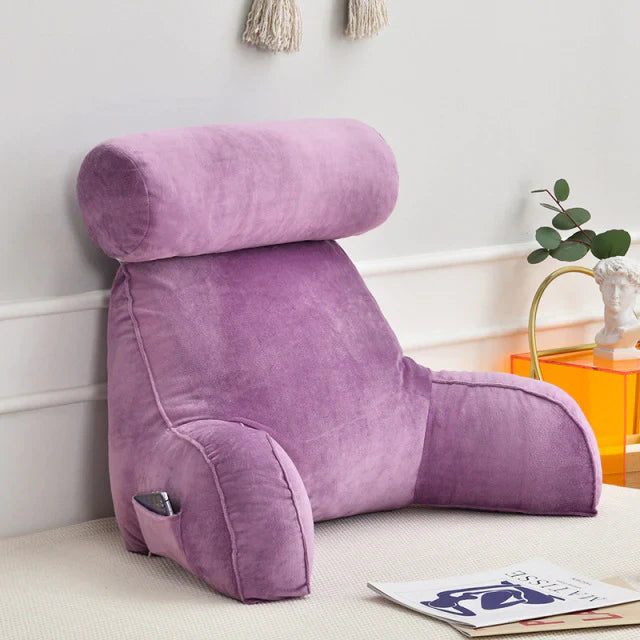 Reading Bed Pillow with Arm Support