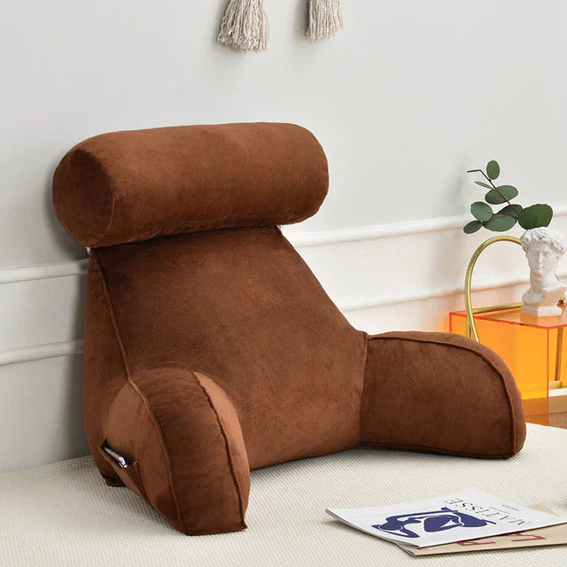 Reading Bed Pillow with Arm Support