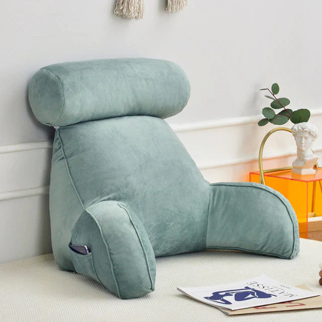 Reading Bed Pillow with Arm Support