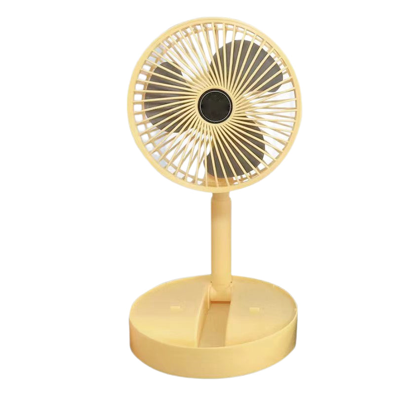 Telescopic Folding Table Fan with Adjustable Height