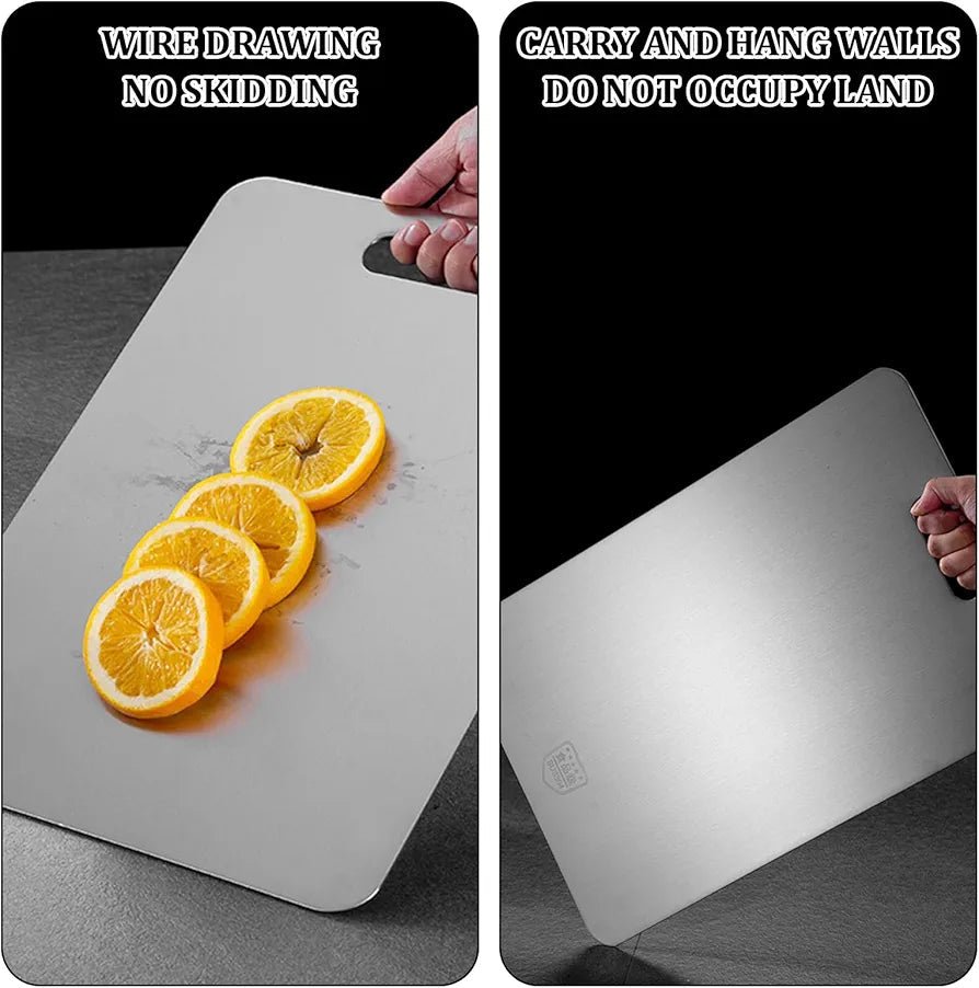 Stainless Steel Cutting Board for Durable Food Preparation