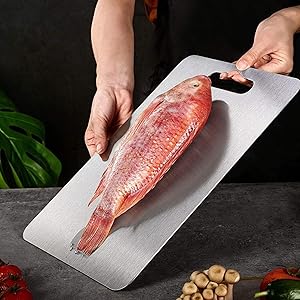 Stainless Steel Cutting Board for Durable Food Preparation