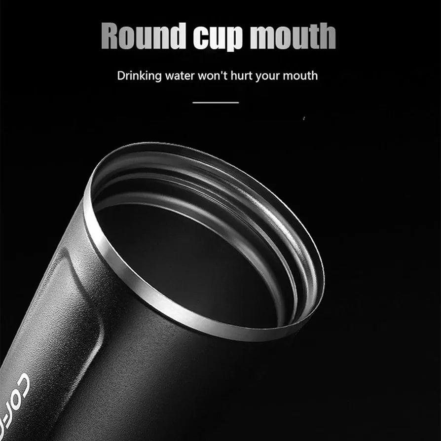 Stainless Steel Mug with Temperature Display for Hot and Cold Drinks