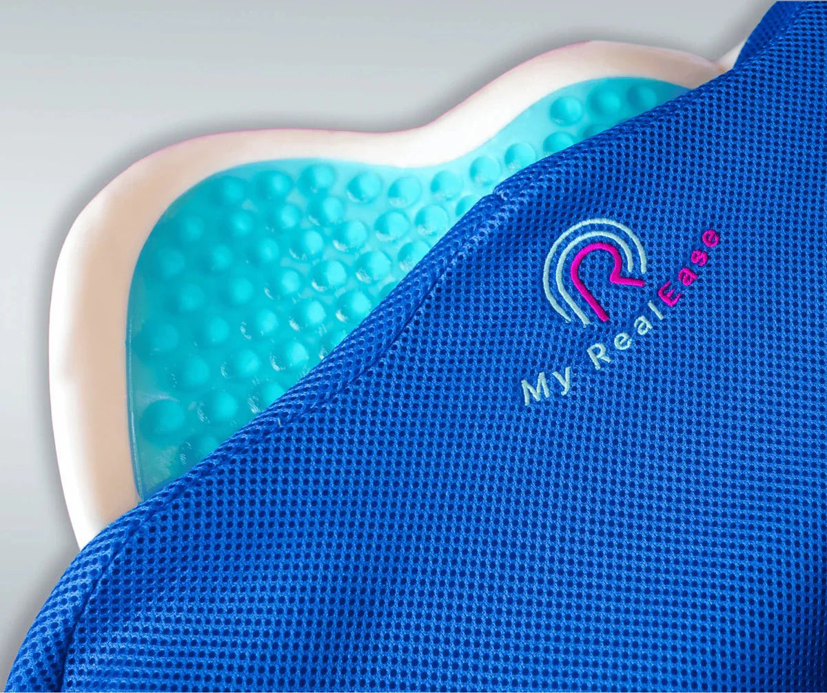 Ergonomic Seat Cushion for Back and Hip Support