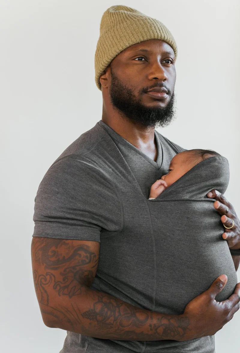 Baby Carrier Shirt with Hands-Free Design for Parents