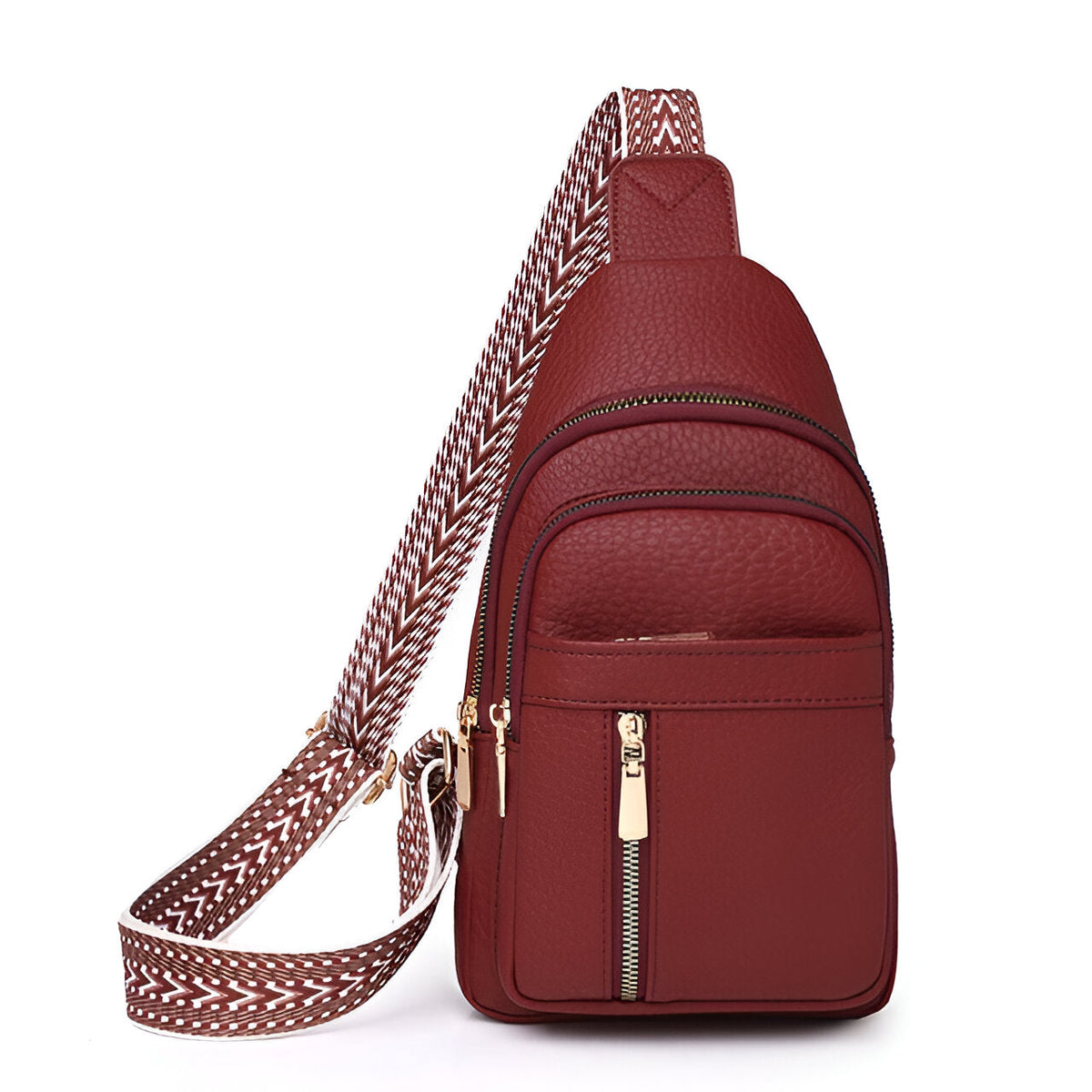 Casual Anti-Theft Crossbody Bag with Zipper Pockets
