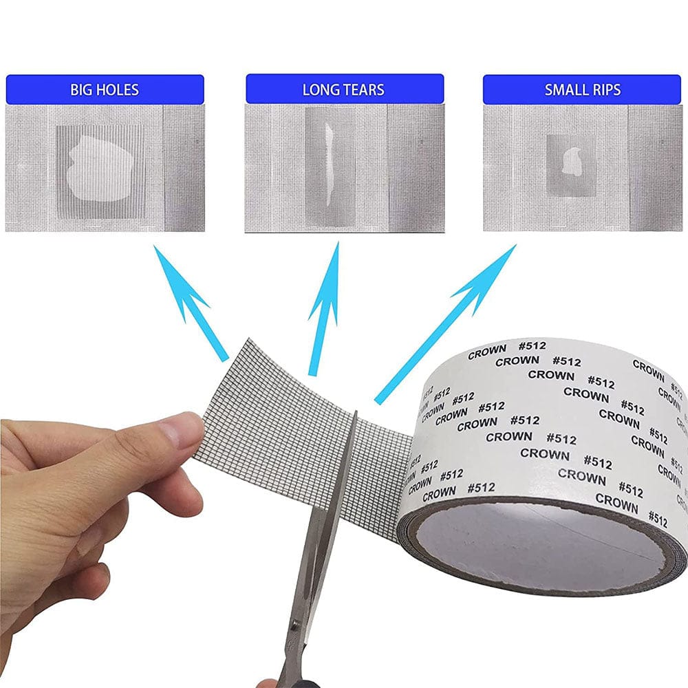 Window Mesh Repair Tape for Quick Screen Fixes
