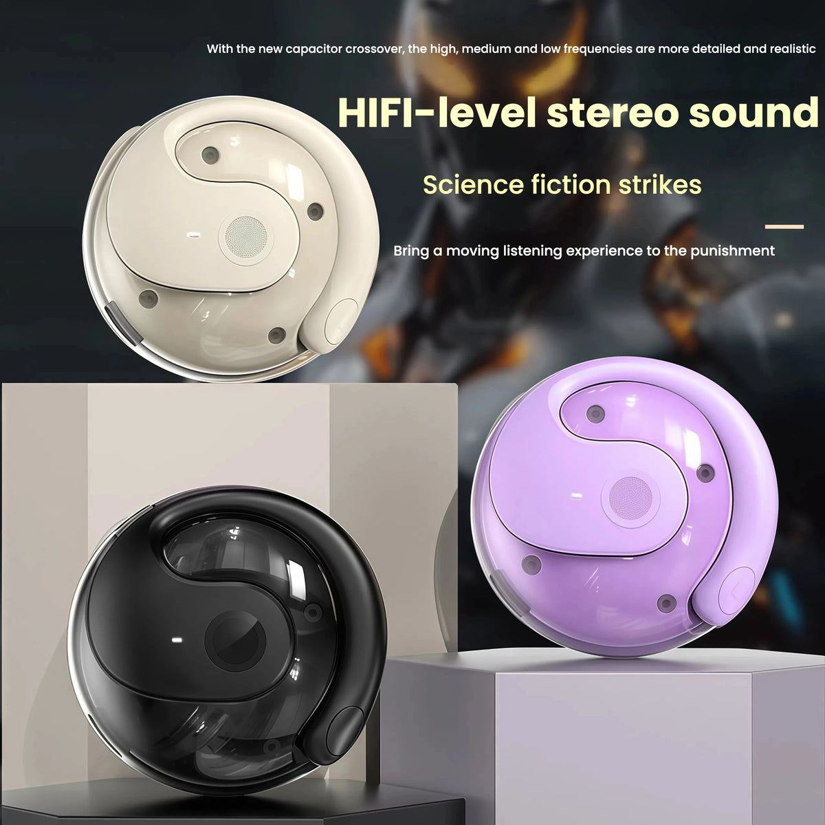 Wireless and Bluetooth Earbuds with Real Time Translation