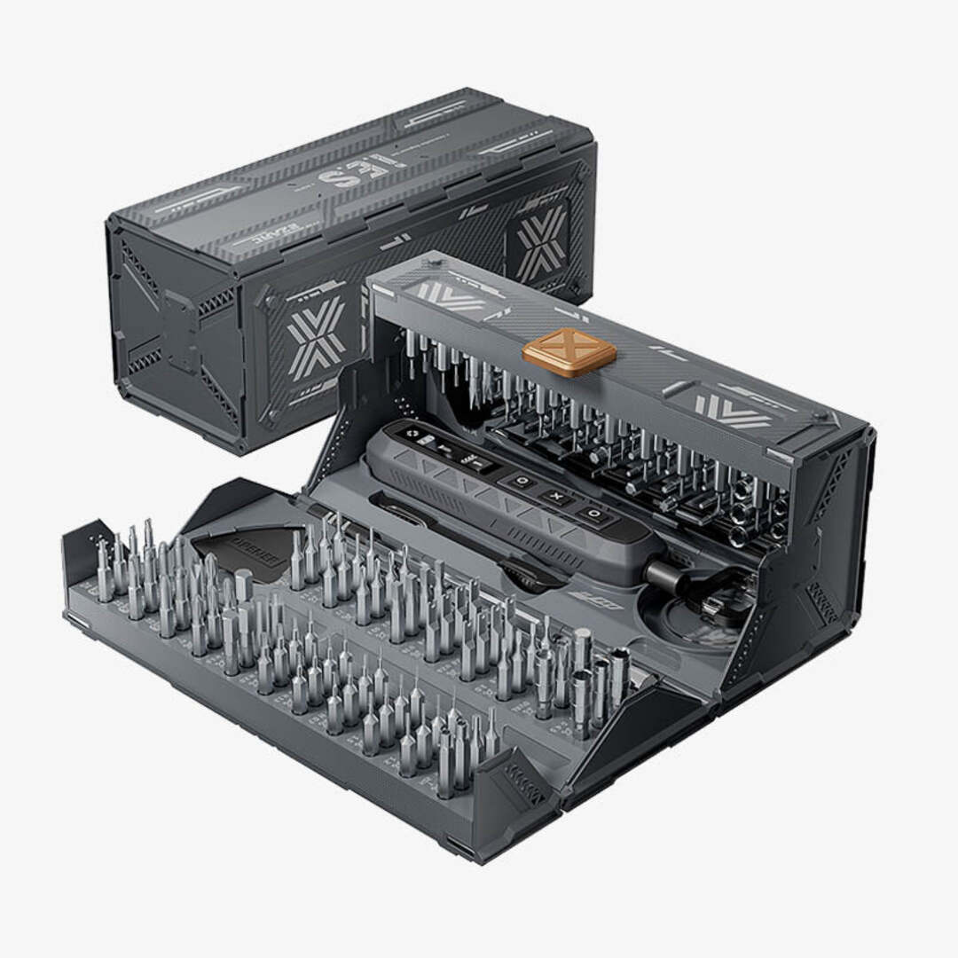 181-Piece Electric Screwdriver Set with Rechargeable Battery