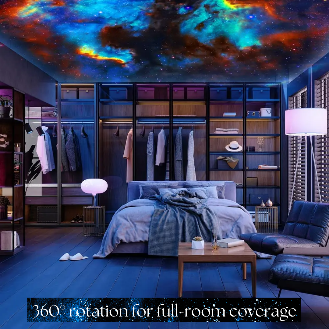 Galaxy Projector Star Light with 360Â° Rotating HD Films
