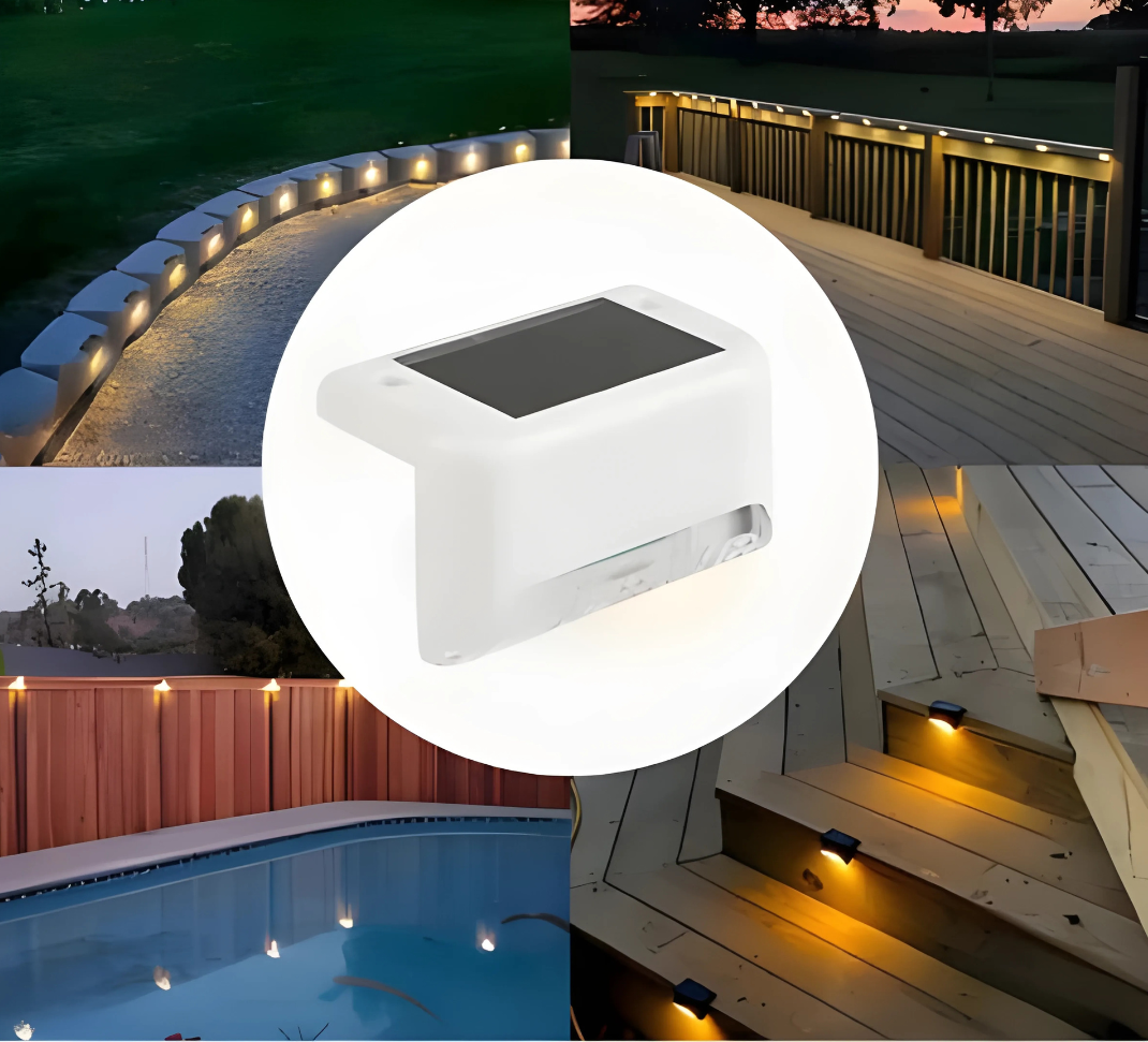 Solar Fence Lights - Path and Stair Lamps for Outdoor Design