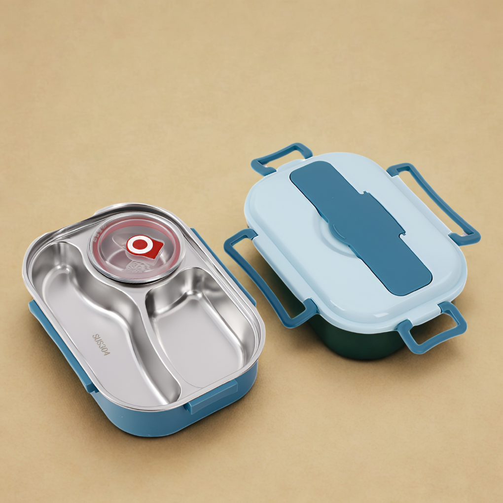 Thermal Lunch Box with Stainless Steel Construction
