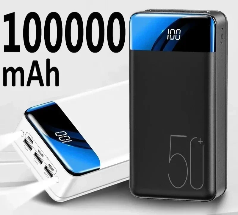 Ultra High Capacity 100000mAh Power Bank for Gadgets