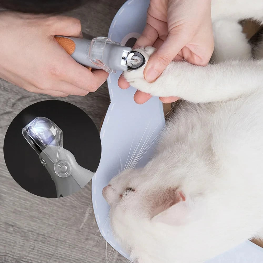 Cat & Dog Nail Clippers With Quick Sensors Safe LED Guide