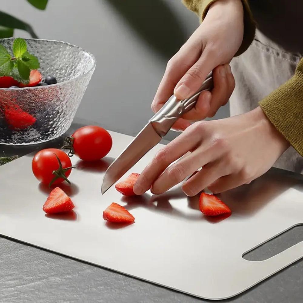 Stainless Steel Cutting Board for Hygienic Food Prep