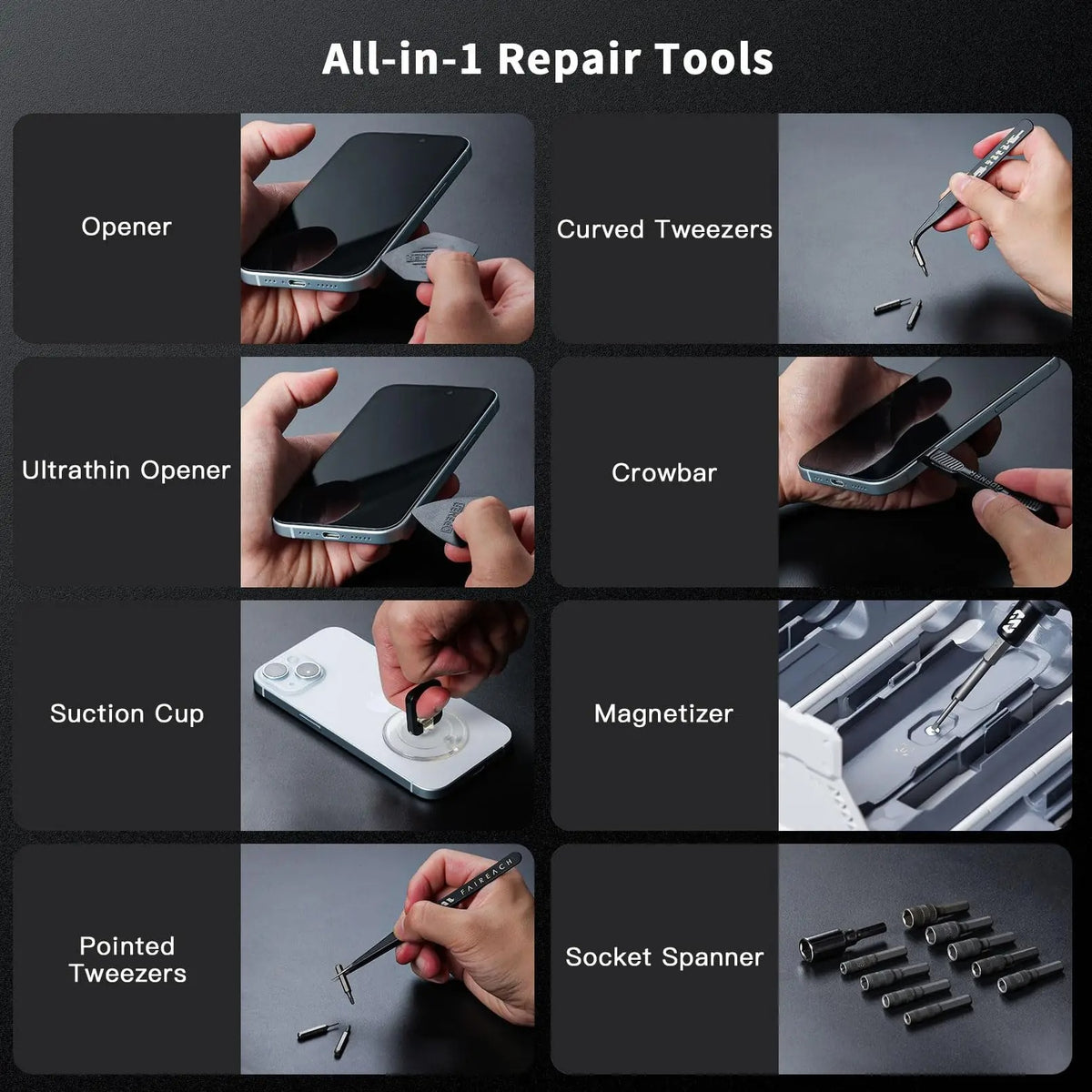 181-Piece Electric Screwdriver Set with Rechargeable Battery