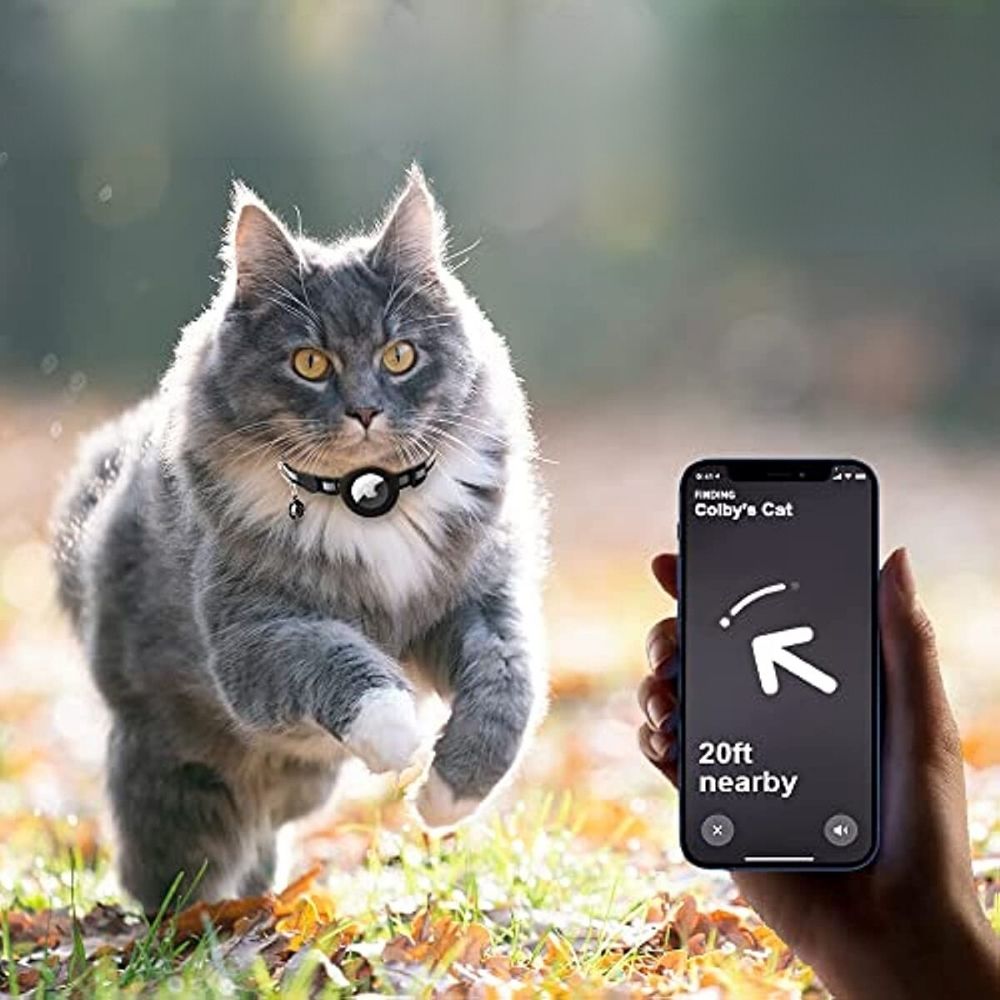 Reflective Cat GPS Tracker Collar for Safe Tracking