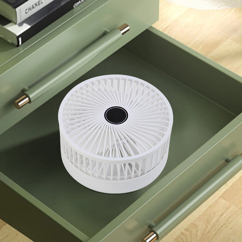 Telescopic Folding Table Fan with Adjustable Height