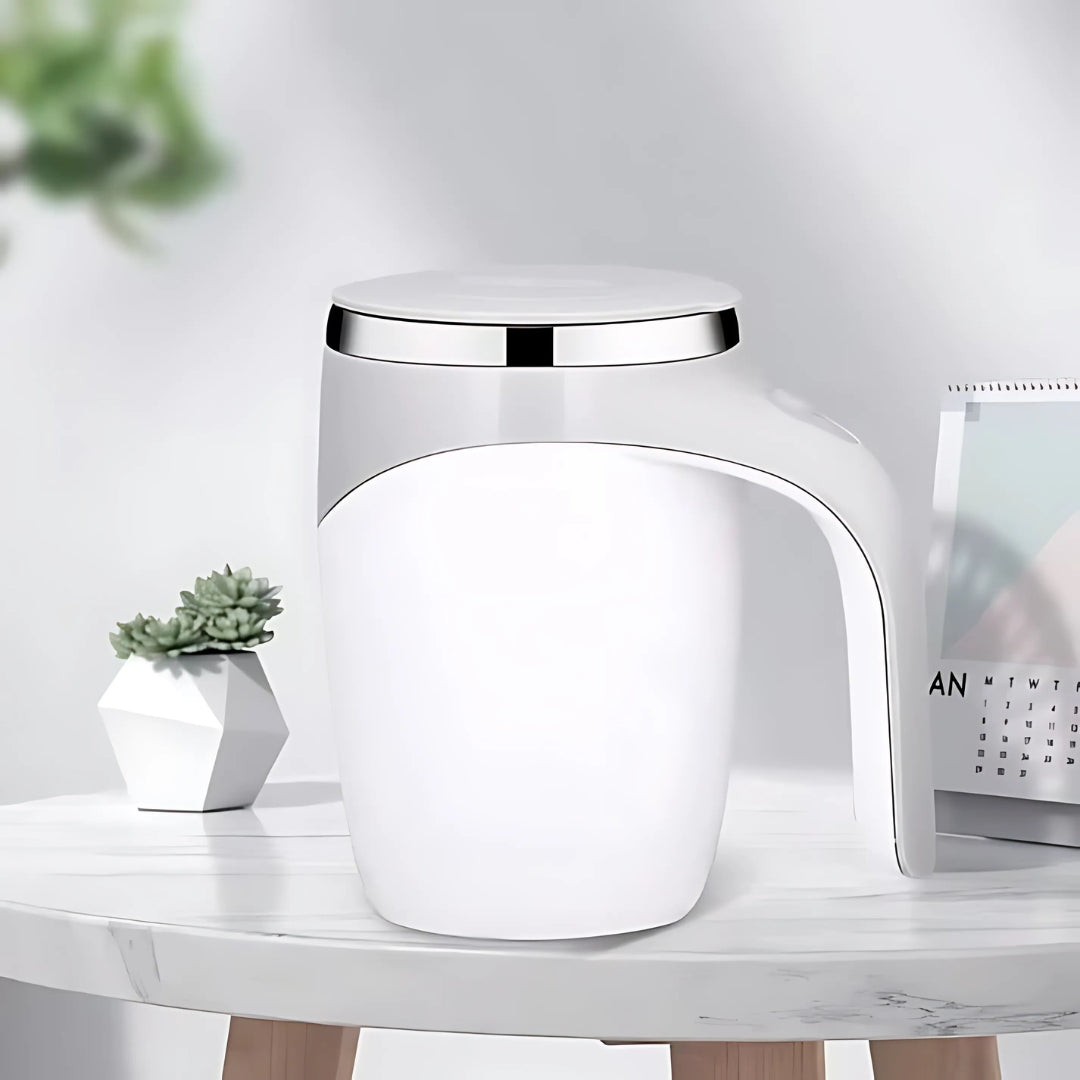 Self-Stirring Mug with One-Button Operation