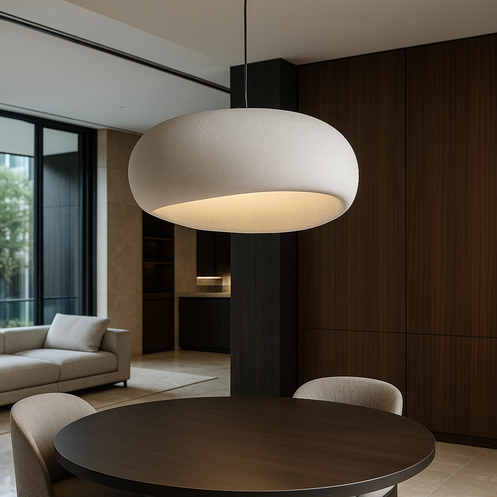 Nordic Pendant Lamp with Wabi Sabi Hanging Design