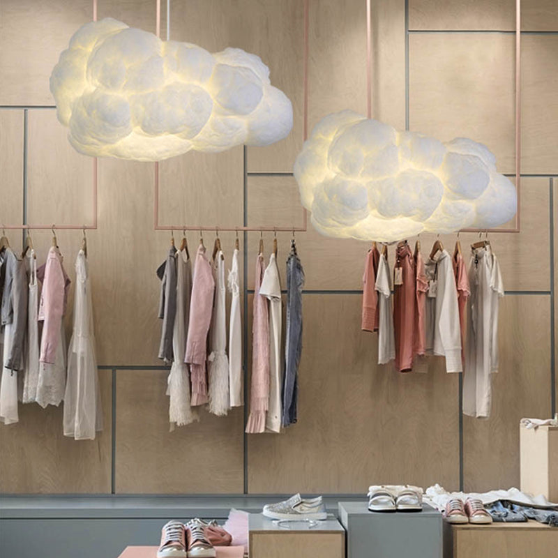 Modern Cloud Pendant Lamp with Dual Shade Design