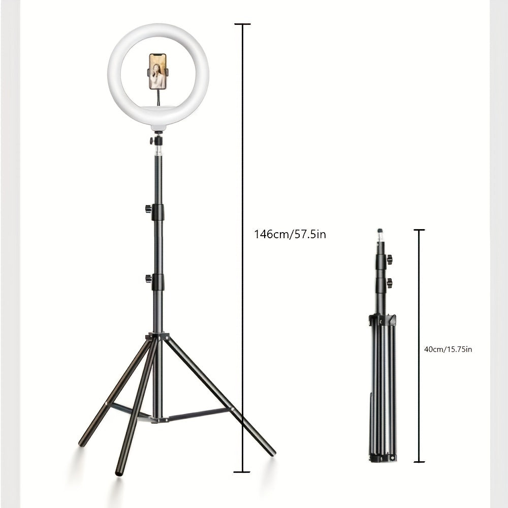 LED Ring Light Kit with Adjustable Tripod Stand