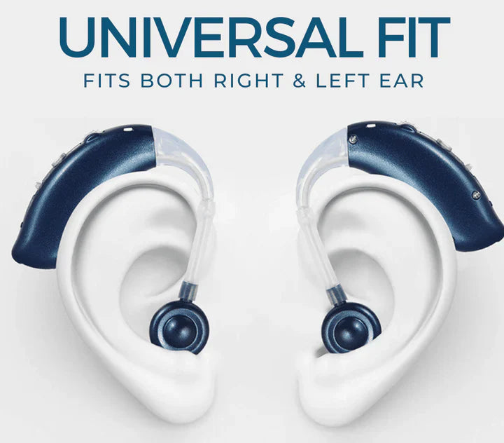 Rechargeable Universal Hearing Aid with App Support