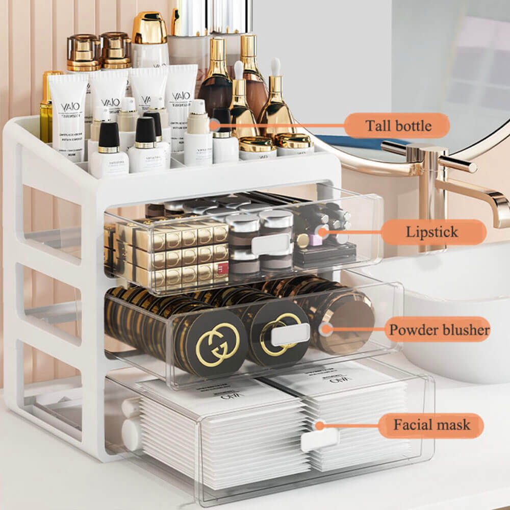Makeup and Skincare Organizer with Compartments