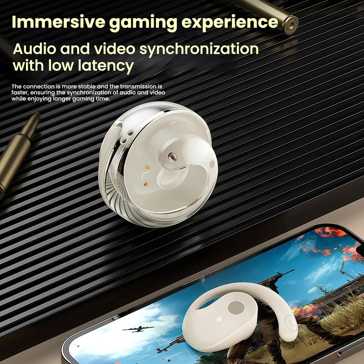 Wireless and Bluetooth Earbuds with Real Time Translation