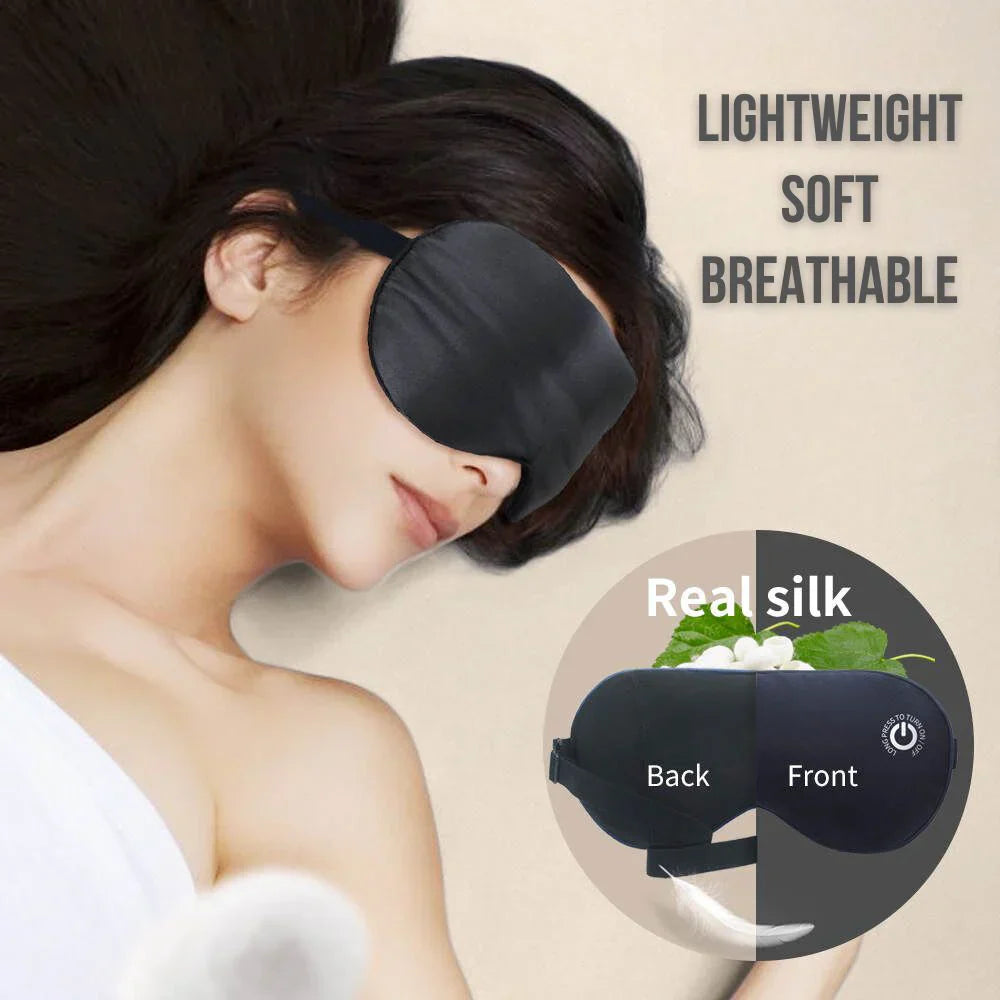 Wireless Heated Eye Mask with Soothing Warm Massage
