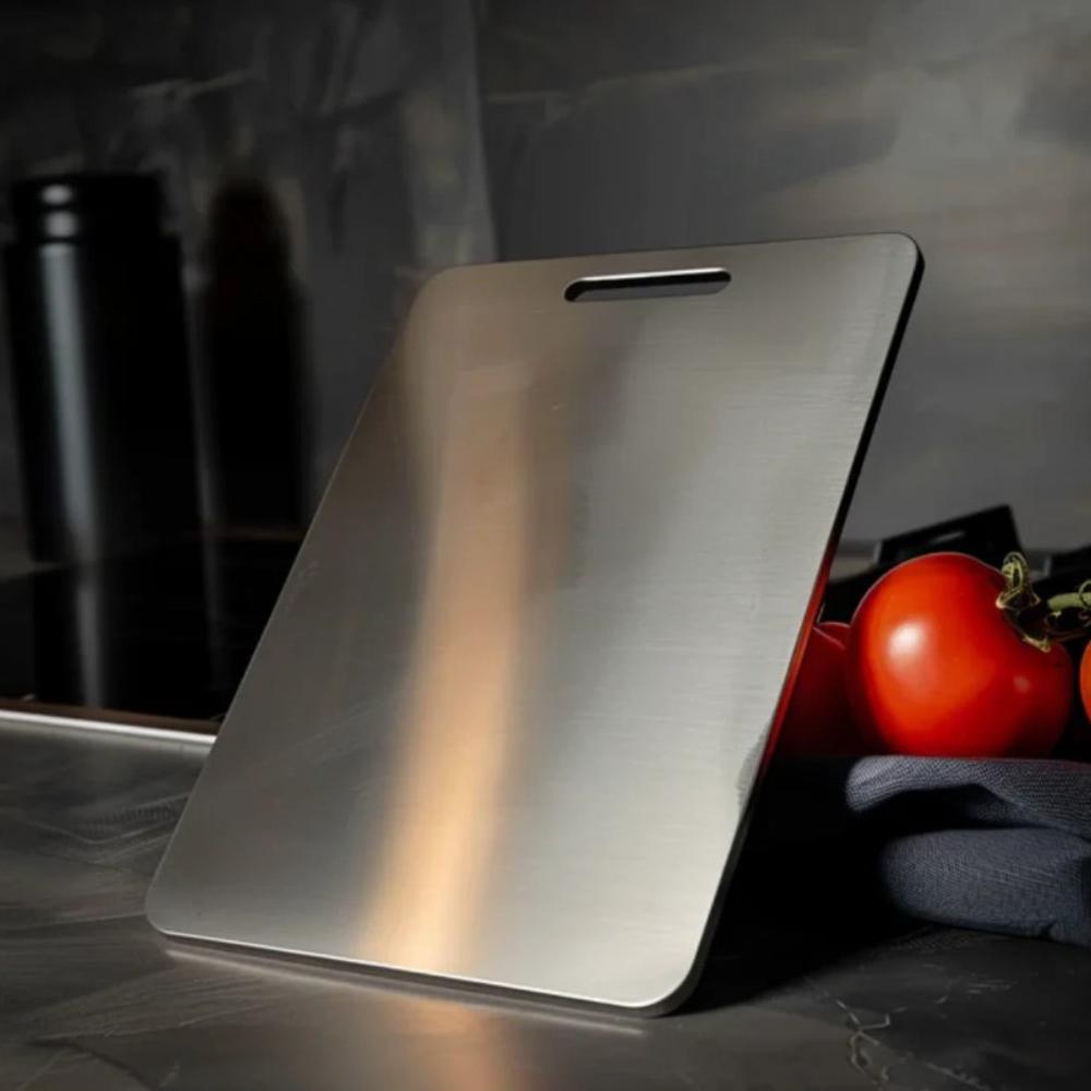 Stainless Steel Cutting Board for Hygienic Food Prep