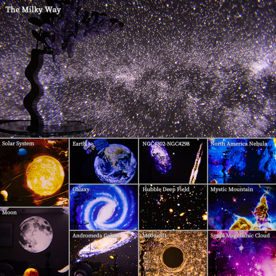 Galaxy Projector Star Light with 360Â° Rotating HD Films