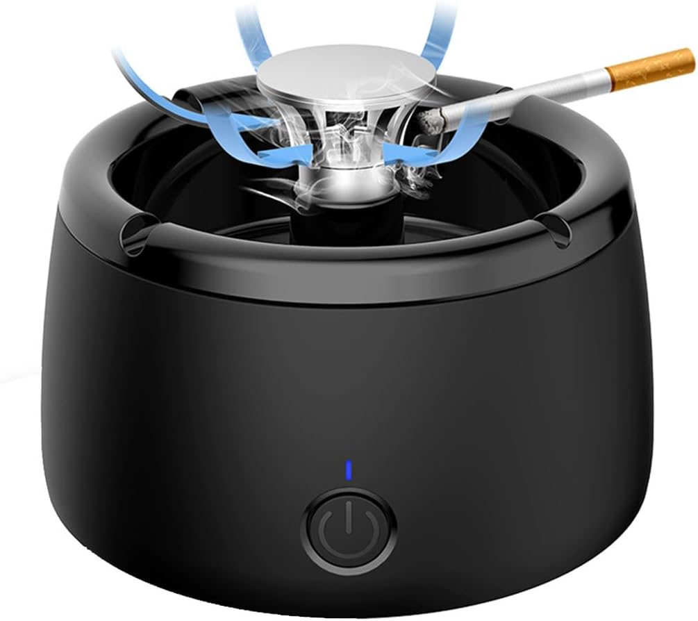 Smokeless Ashtray with Triple Air Purifier Filter
