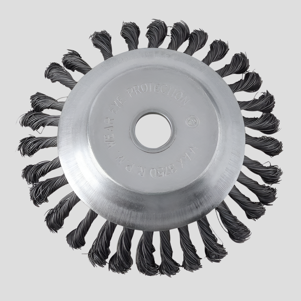 Carbon Steel Weed Brush Trimmer for Garden and Driveway Cleaning