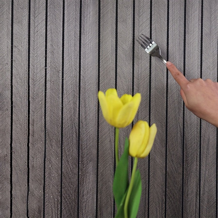 Self-Adhesive 3D PVC Wall Panels with Wood Texture