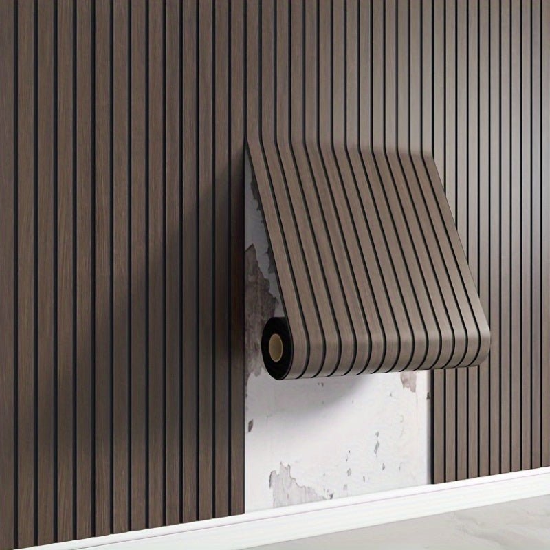 Self-Adhesive 3D PVC Wall Panels with Wood Texture